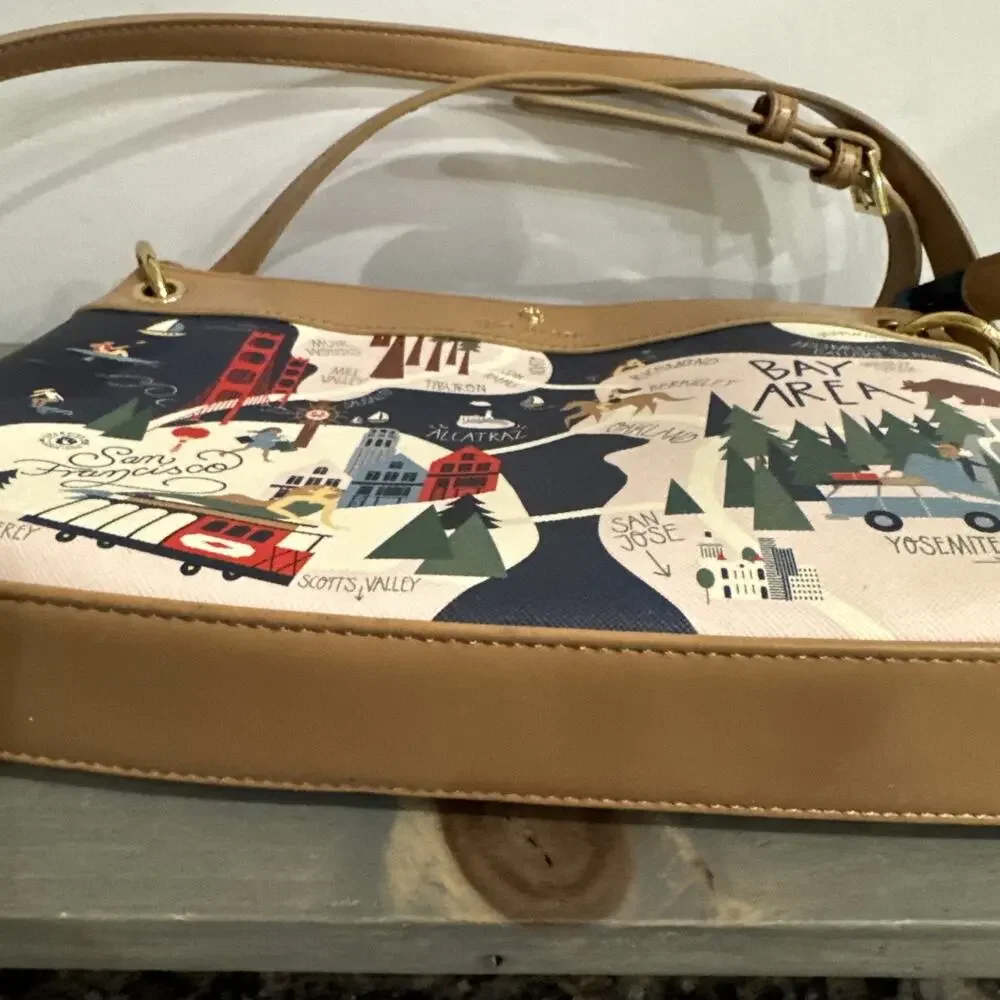 Rare Spartina 449 Northern California Crossbody Bag - Picture 7 of 16